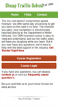 Mobile Screenshot of cheaptrafficschoolforless.com